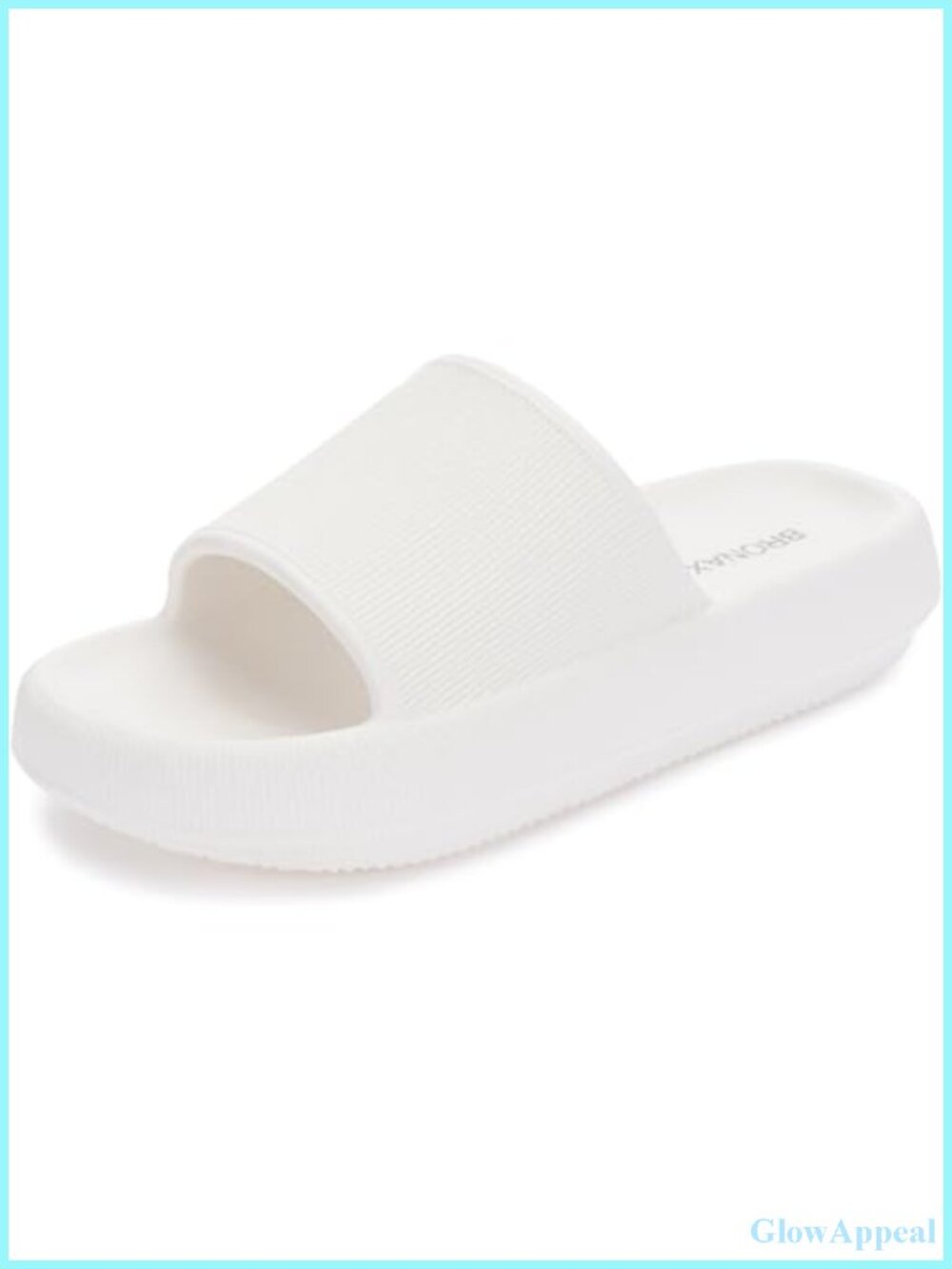 BRONAX Cushioned Thick Sole Pillow Slippers Open Toe EVA Slides